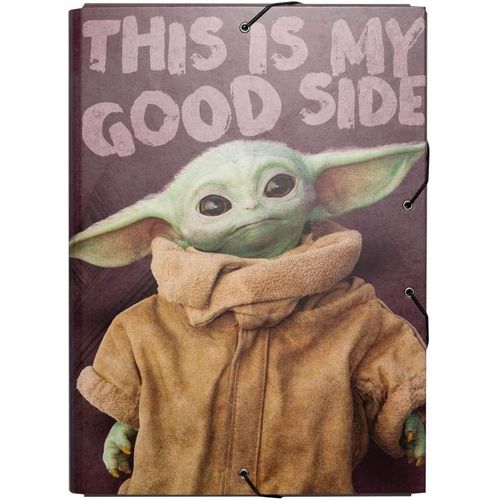 Chemise Cartonnée A4 Star Wars The Mandalorian, Grogu | Chemise À Rabats Rigide | Pochette Cartonnée 24 X 34 Cm | Fournitures Scolaires, Fournitures De Bureau