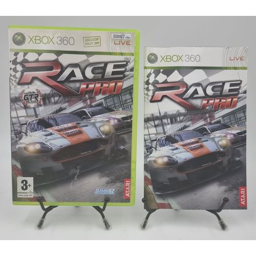 Jeu Xbox 360 Race Pro En Boite, Complet (Jaquette Plastique Abîmée)