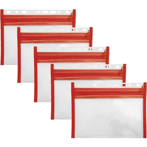 Lot De 5 Porte-Documents Velobag - Rouge - Xxs - A5