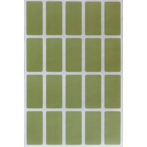 Royal Green 4 X 2 Centimètres Olive Étiquettes Autocollantes De Dossier, Chemise De Classement, Codage Couleur, Marquage, Tarification Coupe Rectangle (40mm X 19mm) Paquet De 100