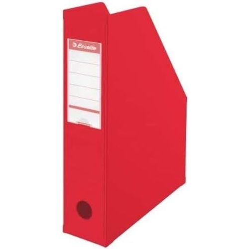 porte-revues PVC, Dos de 7 cm, A4, Rouge