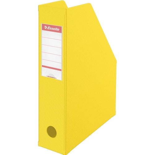 porte-revues PVC, Dos de 7 cm, A4, Jaune