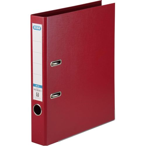 Smart Pro+ Classeur En Plastique Avec Étiquette À Dos Format A4 Bordeaux 5 Cm