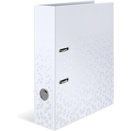 Classeur A4 - Couleur : Blanc - 7 Cm De Large - Pour Enfants - Avec Motif - Classeur Uni Avec Finition Brillante Et Impression Intérieure - Pour Garçons Et Filles