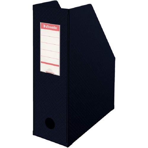 porte-revues PVC, Dos de 10 cm, A4, Noir