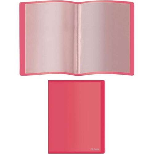 Porte-Vues Pp De 10 Pochettes Pp (80 Mic) Souple Rouge