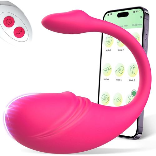 Sex Toys Vibromasseur Oeuf Vibrant Femme À Distance Sex Toy¿S Couple Plaisir Sextoyse Femme Connectée Vibromasseurs Feminin À Distance Sextoy Vibro Avec Telecommande Silencieux Jouet Sexualité (Pink)