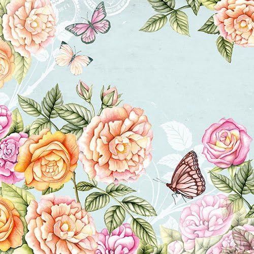 Kal-Serviette « Jardin Botanique, Vert » 20 Pc.