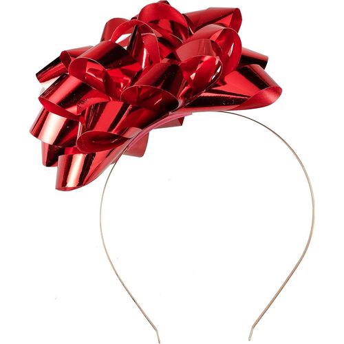 Kal-Serre-Tête Avec N?ud Rouge Pour Fêtes Costumées, H : 19 Cm X L : 17 Cm