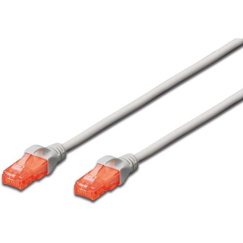 KAL-Câble Lan Cat 6 - 20M - Rj45 Câble Réseau - Utp Non Blindé - Compatible Cat-6A & Cat-5E - Gris