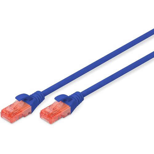 KAL-Câble Lan Cat 6 - 3M - Rj45 Câble Réseau - Utp Non Blindé - Compatible Cat-6A & Cat-5E - Bleu
