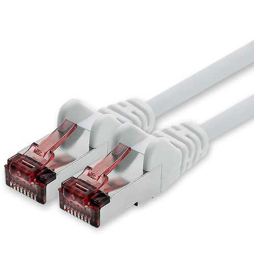 KAL-Câble Réseau Cat6 10M Câble Ethernet Blanc Lankabel Câble Réseau Cat6 Lan Câble De Raccordement Sftp Pimf 1000 Mbit S