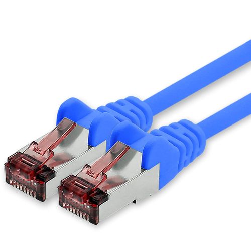 KAL-Câble Réseau Cat6 30M Câble Ethernet Bleu Lankabel Câble Réseau Cat6 Lan Câble De Raccordement Sftp Pimf 1000 Mbit S