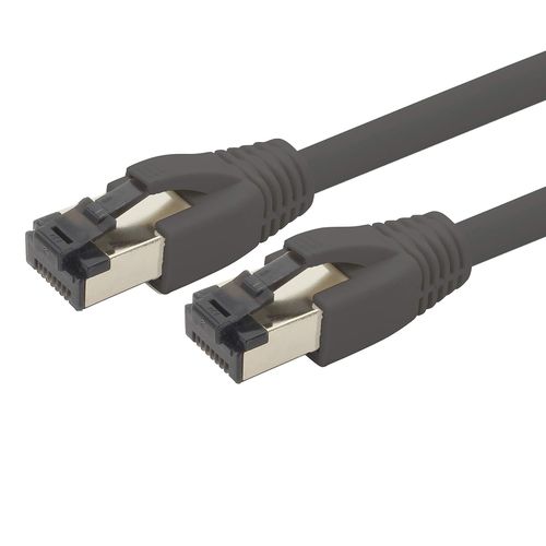 KAL-5M Câble Réseau Cat 8 Câble Cat8 Noir - 1 Pièce Cat.8 Lan 2000 Mhz 40 Gbit S 40Gbase-T Poe+ Patch Cable Câble Ethernet Lszh - 1 X 5 Mètres Noir