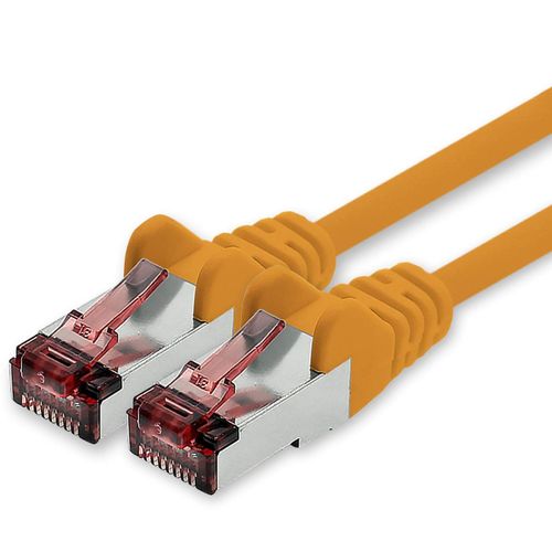 KAL-Câble Réseau Cat6 10M Câble Ethernet Orange Lankabel Câble Réseau Cat6 Lan Câble Patch Sftp Pimf 1000 Mbit S