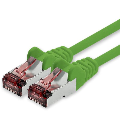 KAL-Câble Réseau Cat6 0,5 M Câble Ethernet Vert Lankabel Câble Réseau Cat6 Lan Câble De Raccordement Sftp Pimf 1000 Mbit S