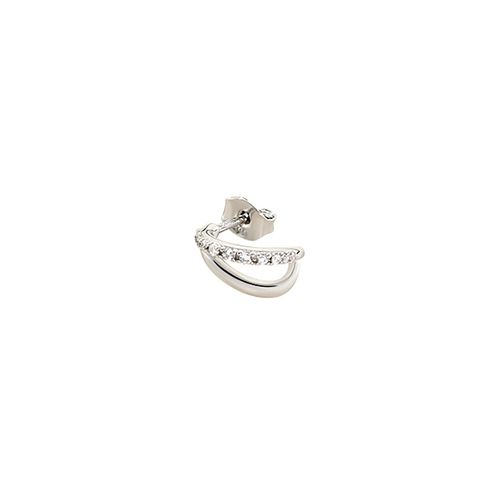 Piercing Créole Agatha Laura Argent Rhodié Oxydes
