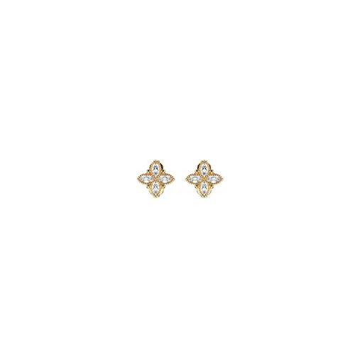 Boucles D'oreilles Les Cadettes Fleurs Dorées