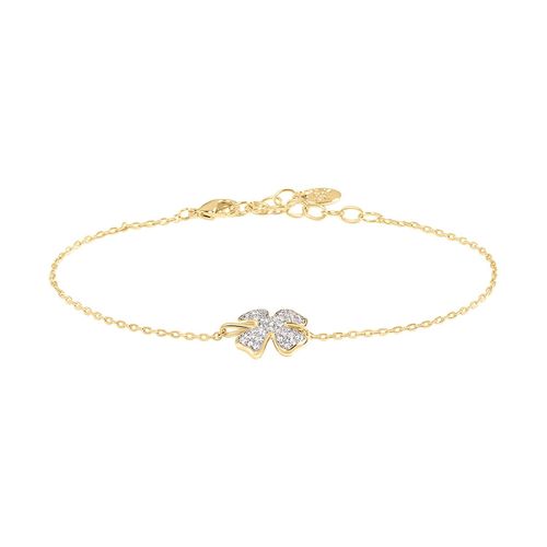 Bracelet Agatha Felicia Doré Trèfle