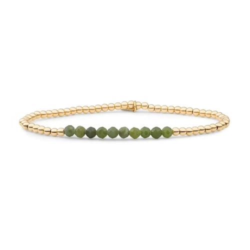 Bracelet Sparkling Jewels Universe Jade Argent Plaqué Or