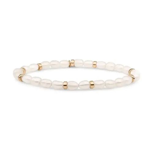 Bracelet Sparkling Jewels Roundel Interstellar Pearl Argent Doré