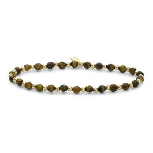 Bracelet Sparkling Jewels Interstellar Mix Doré Oeil De Tigre 3mm