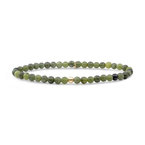 Bracelet Sparkling Jewels Saturne Small Jade Argent Plaqié Or