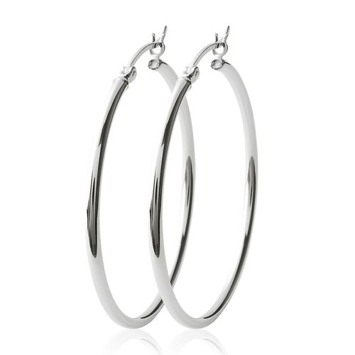 Créoles Brillaxis Argent 50mm