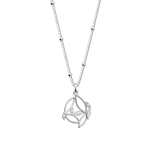 Collier Les Georgettes Arbre De Vie Argenté Collection Les Intemporels