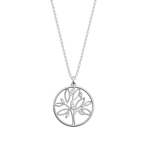 Collier Les Georgettes Arbre De Vie Argenté_X000d_ Collection Les Intemporels