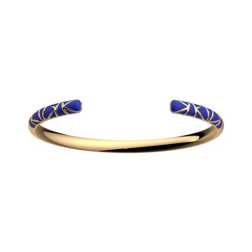 Bracelet Jonc Les Georgettes Ibiza Bandeau Bleu Collection Les Cadettes