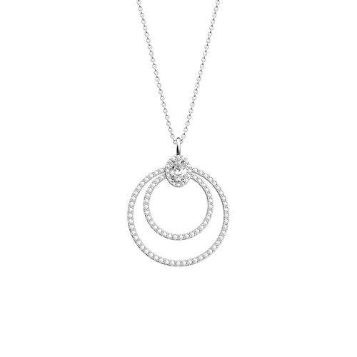 Collier Les Georgettes Nuit Argenté 20mm Collection Les Précieuses