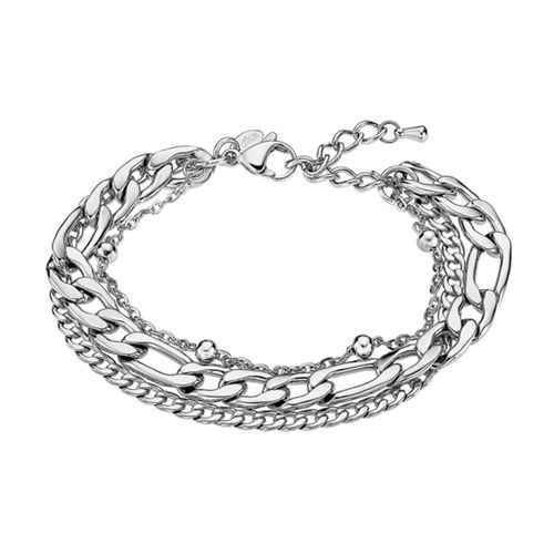 Bracelet Multi Rang Lotus Style Urban Woman Acier
