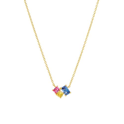 Collier Sif Jakobs Ivrea Tre Jaune 18k / Multicoloured 1 Zirconia