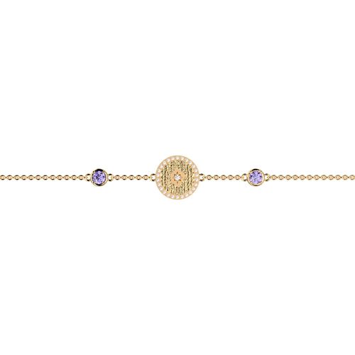 Bracelet Les Cadettes Birthstones Février Améthyste