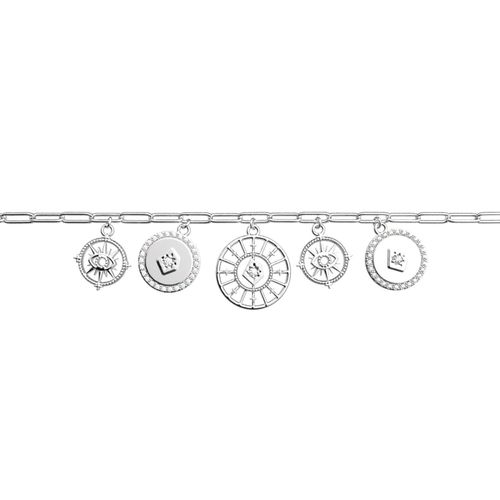 Bracelet Les Georgettes Astrale Argenté 16mm Collection Les Précieuses