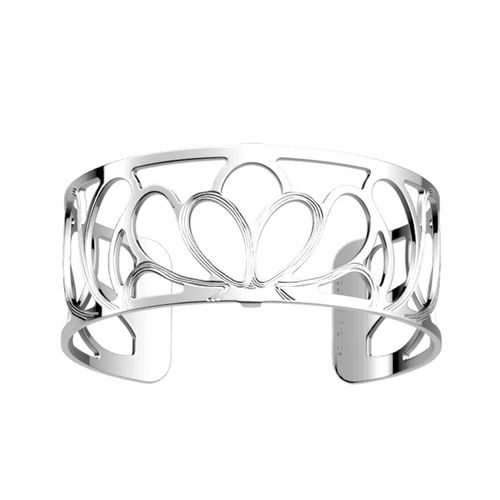 Bracelet Jonc Les Georgettes Collection Flora 25 Mm Argenté