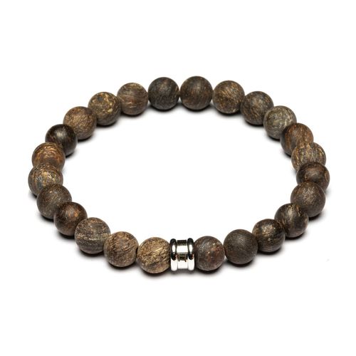 Bracelet Homme Gemini Alpha Mat Brown Bronzite