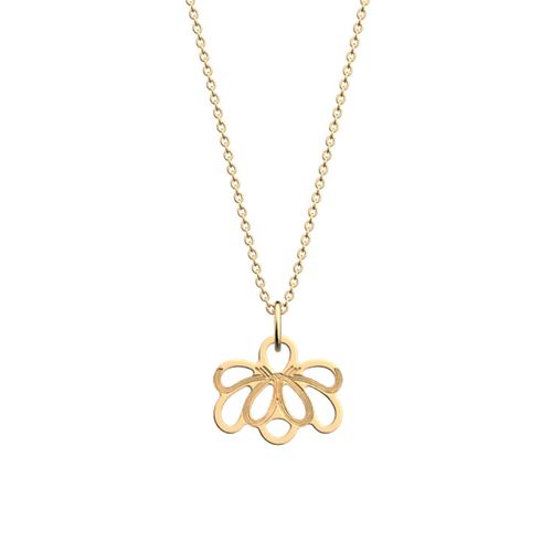 Collier Les Georgettes Flora Doré