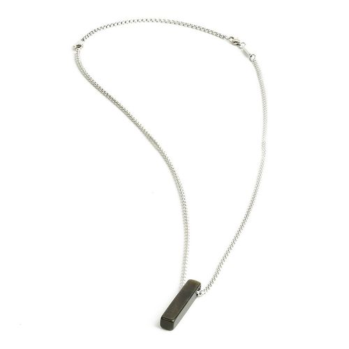 Collier Gemini Tantum Green Obsidienne