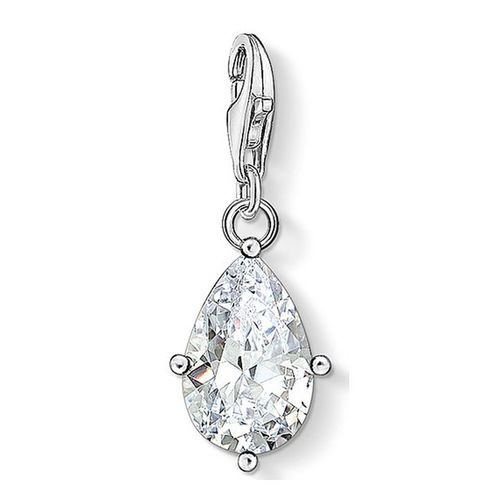Pendentif Charm Thomas Sabo Goutte Pierre Blanche