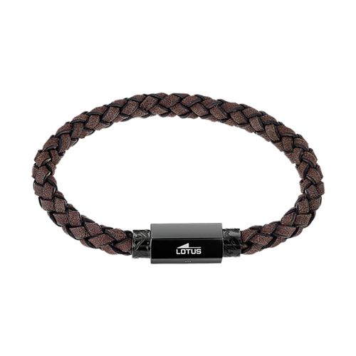 Bracelet Homme Lotus Style Urban Man Cuir Marron