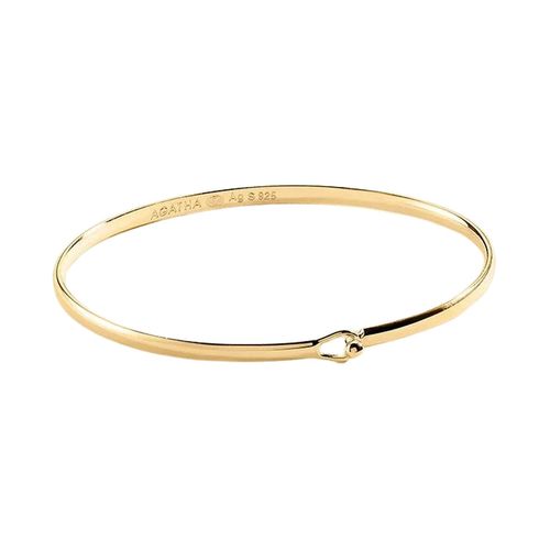 Bracelet Jonc Agatha En Argent Doré Collection Bangle