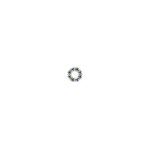 Piercing Les Cadettes Venus Multicolore Laiton Doré