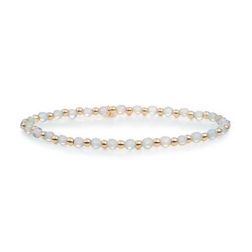 Bracelet Sparkling Jewels Interstellaire Opalite Argent Plaqué Or