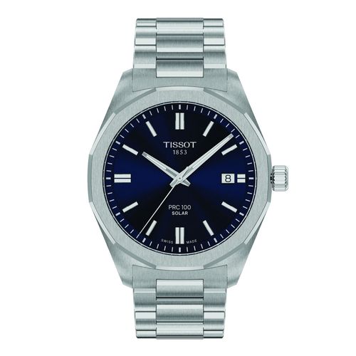 Montre Tissot Prc 100 Solar Acier Cadran Bleu