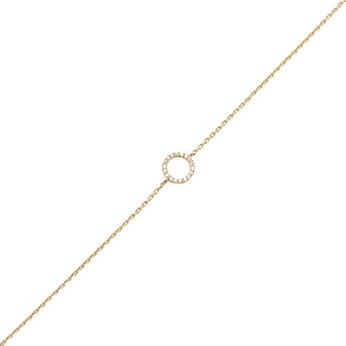 Bracelet Agatha Rondou Argent Doré