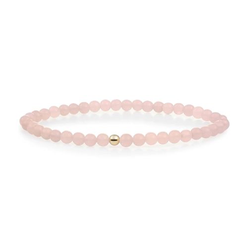 Bracelet Sparkling Jewels Saturne Small Argent Quartz Rose