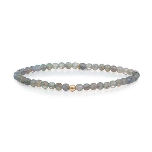 Bracelet Sparkling Jewels Saturne Small Labradorite Argent Plaqué Or