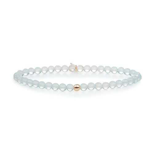Bracelet Sparkling Jewels Saturne Small Opalite Argent Plaqué Or